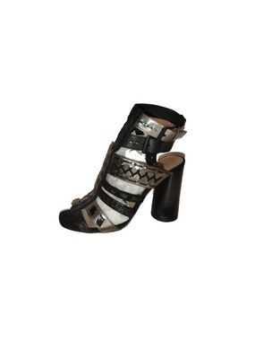 Donald J. Pliner Bandy Cage Block Heel Sandals Size 9M w. Dust Bag